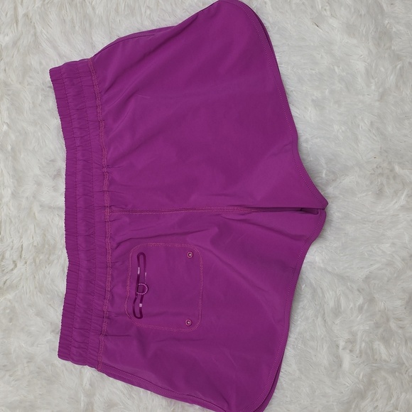 Lands' End Women's Athletic Shorts in Purple. Size 12 - Picture 3 of 4